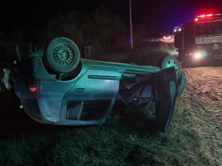 Otro siniestro vial por Ruta Provincial 27 cerca de Santa Lucía